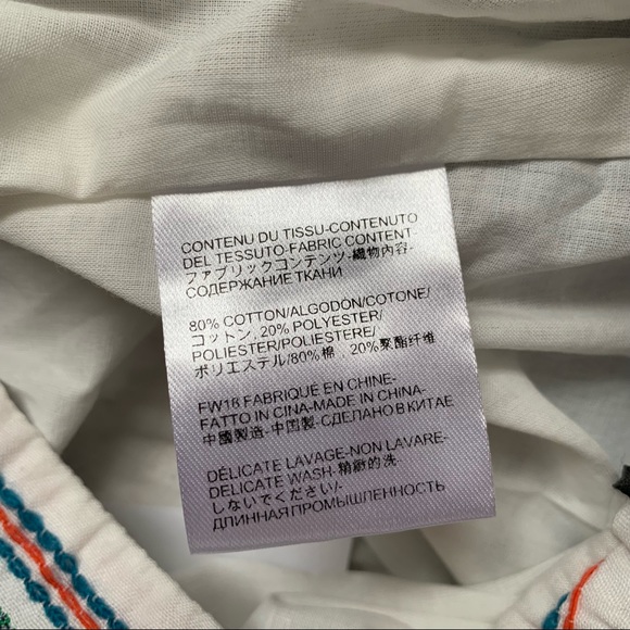 Vivienne Hu Green textured Multi stripe asymmetric ruffle skirt - Picture 9 of 12